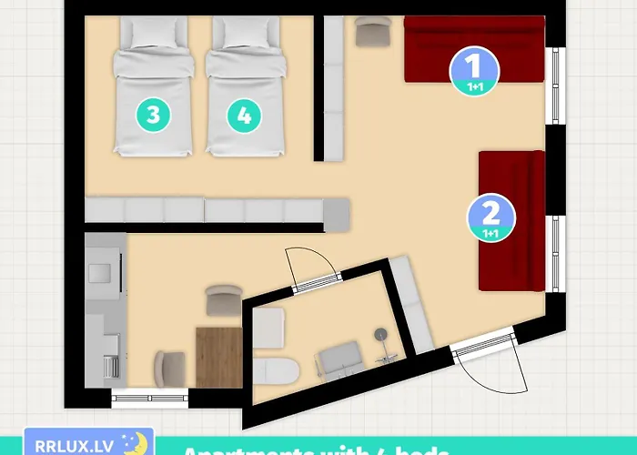 Daugavaluxapartments Free Parking *